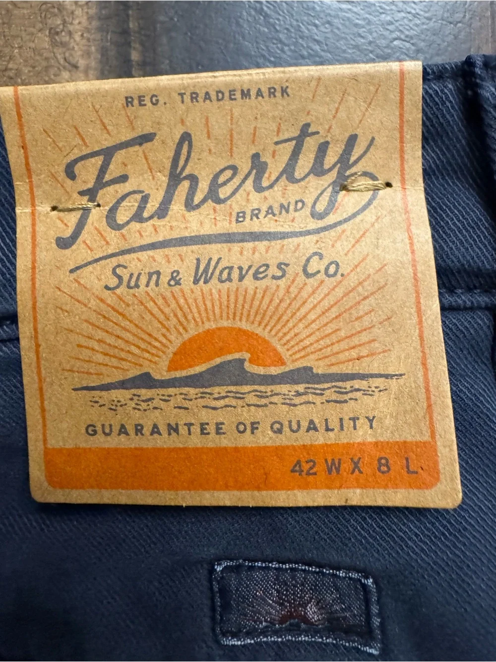 Faherty slate blue